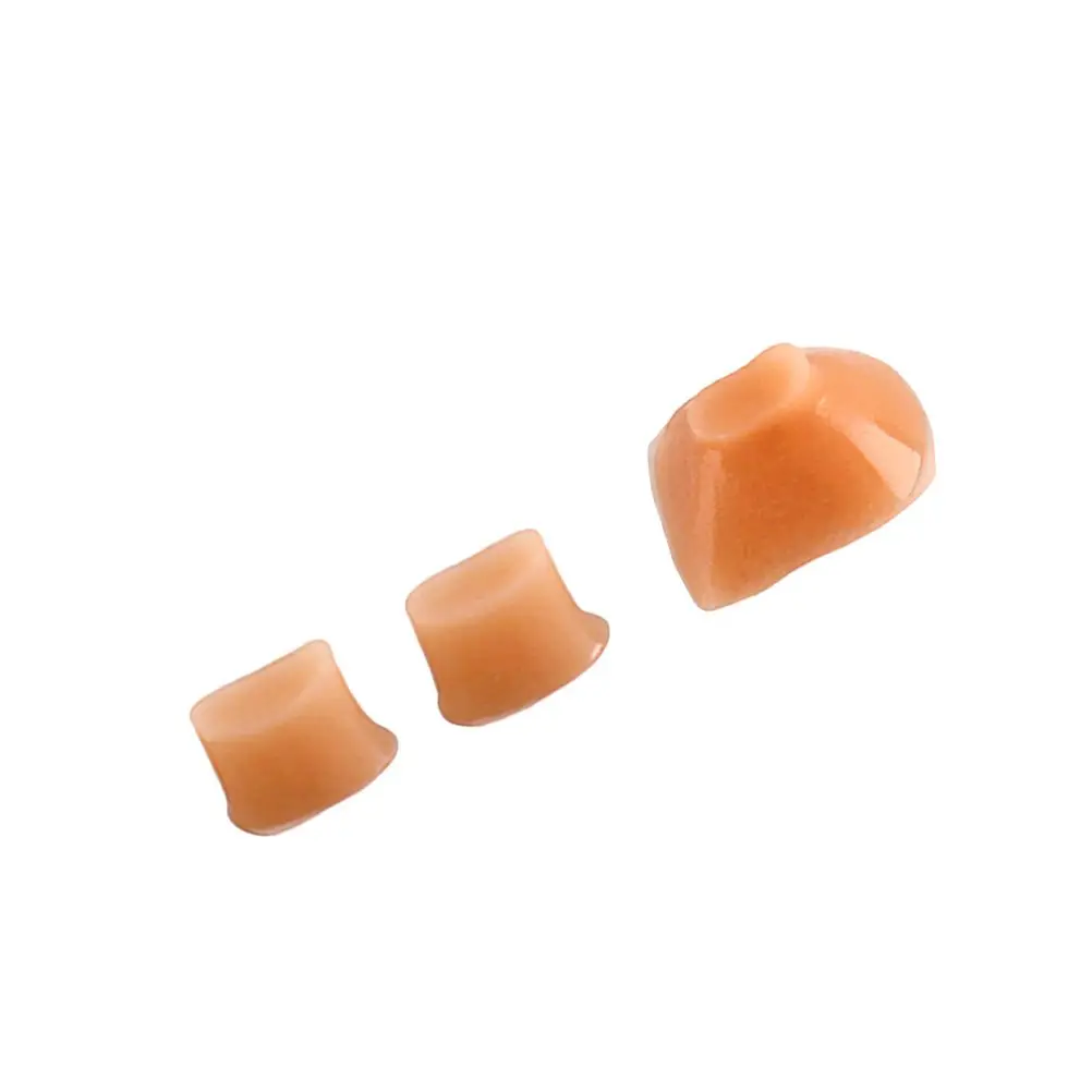 

3pcs Flute Key Bumper Cork Silicone Parts Accessories Replacement CF102 Light Brown Musical Instruments Component