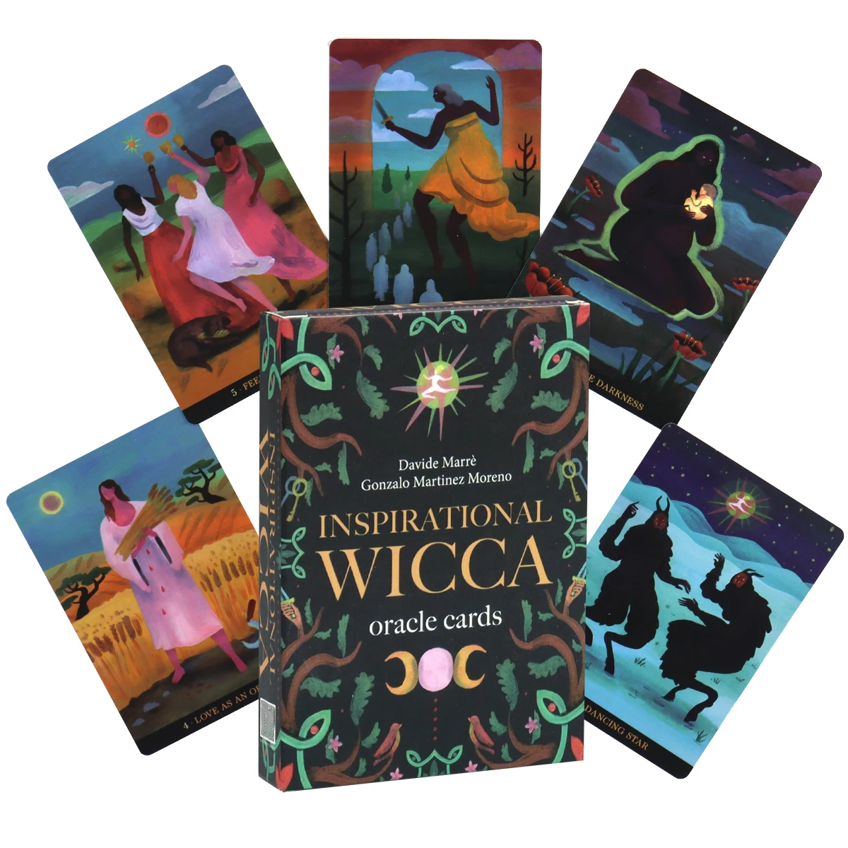 Inspirational Wicca Oracle Cards For Family Party High Quality Fortune Telling Divination Tarot Cards