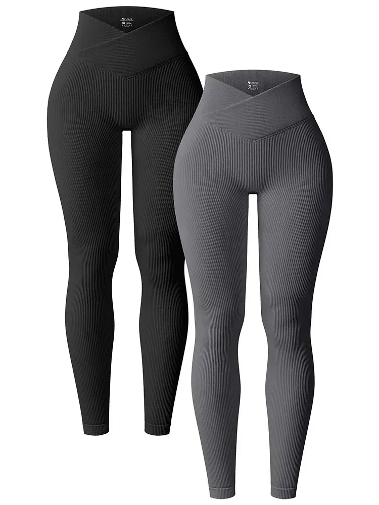 Hilo de Yoga de cintura alta para mujer, ropa sin costuras para levantamiento de glúteos, pantalones deportivos de Fitness de cintura alta, invierno, nuevo