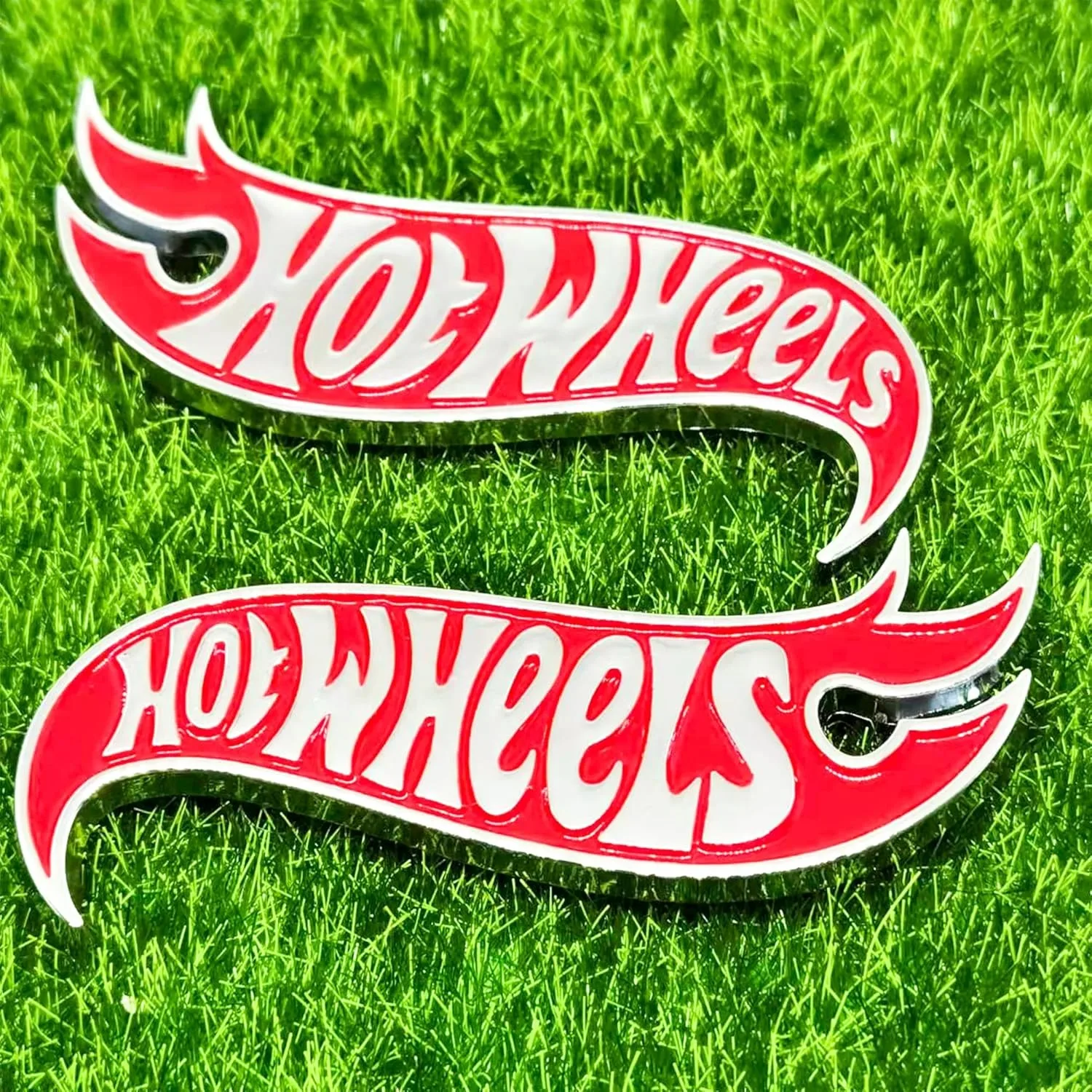 3D Metal Hot-Wheels Car Emblems Side Fender Badge Cover Decal for f150 f250 for Jeep