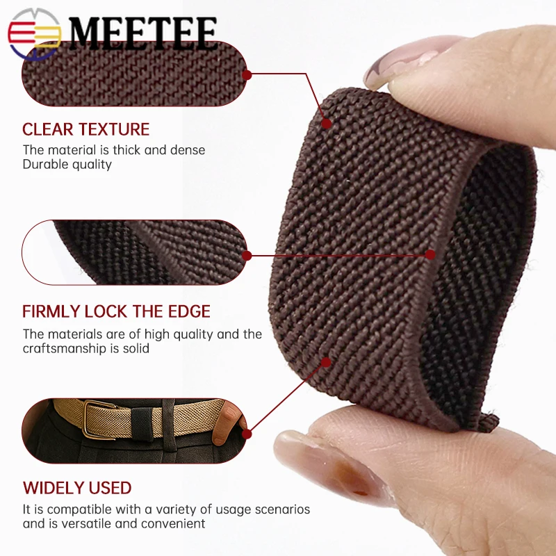 

10-100Pcs 46mm Nylon Elastic Belt Buckle Sewing Waistband Elasticity Ring Fixed Belts Loop Trouser Rubber Band Tail Clips Crafts