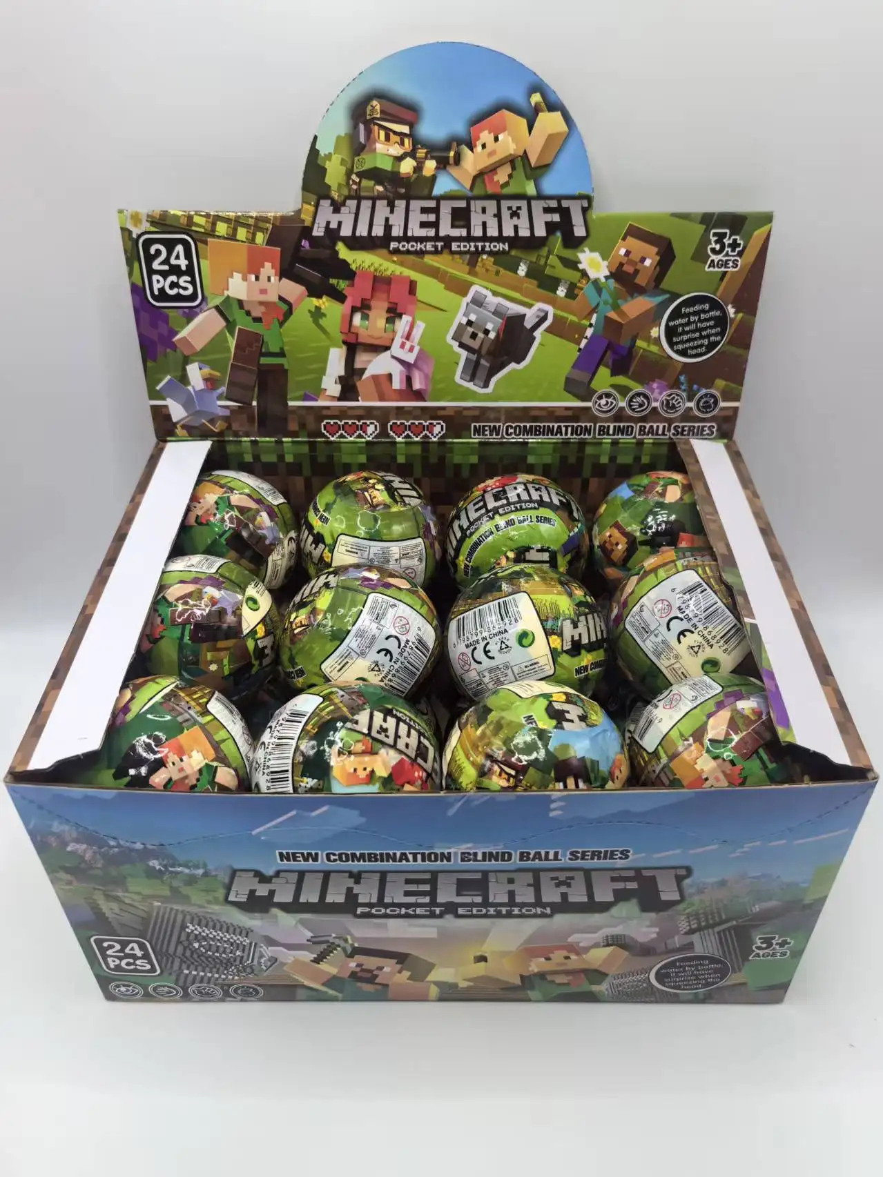 1/5 Stück My World Twisted Egg Blind Box Schlüsselanhänger Schüler-Spielzeug Puppenanhänger Geschenk