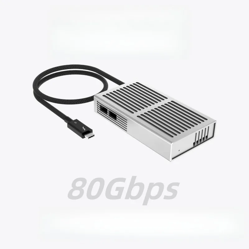

Dual Mode Magnetic M.2 Hard Disk Case USB4 Mobile Solid State Box 40Gbps