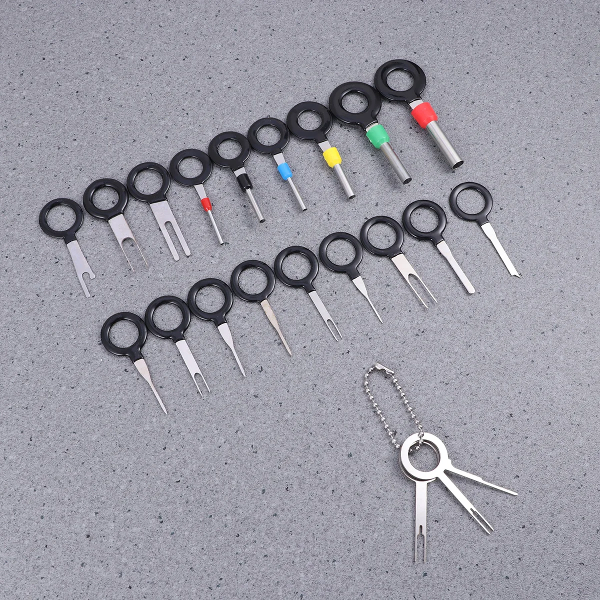 

21pcs Terminal Extractor Tool Auto Car Plug Wire Harness Pin Removal 21 In 1 Universal Connector Disassembly Set Pin Release