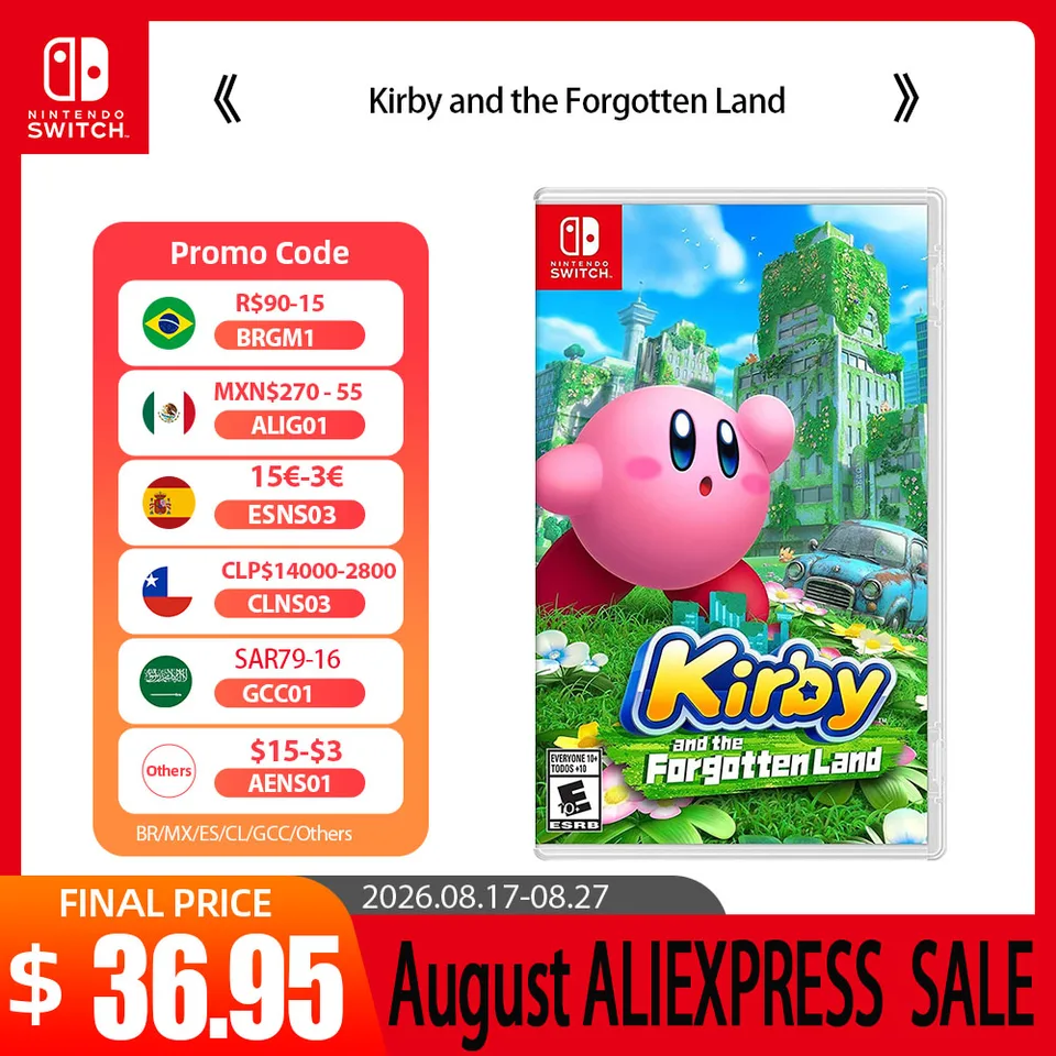 Nintendo Switch Game Deals Platformer Kirby and the Forgotten Land