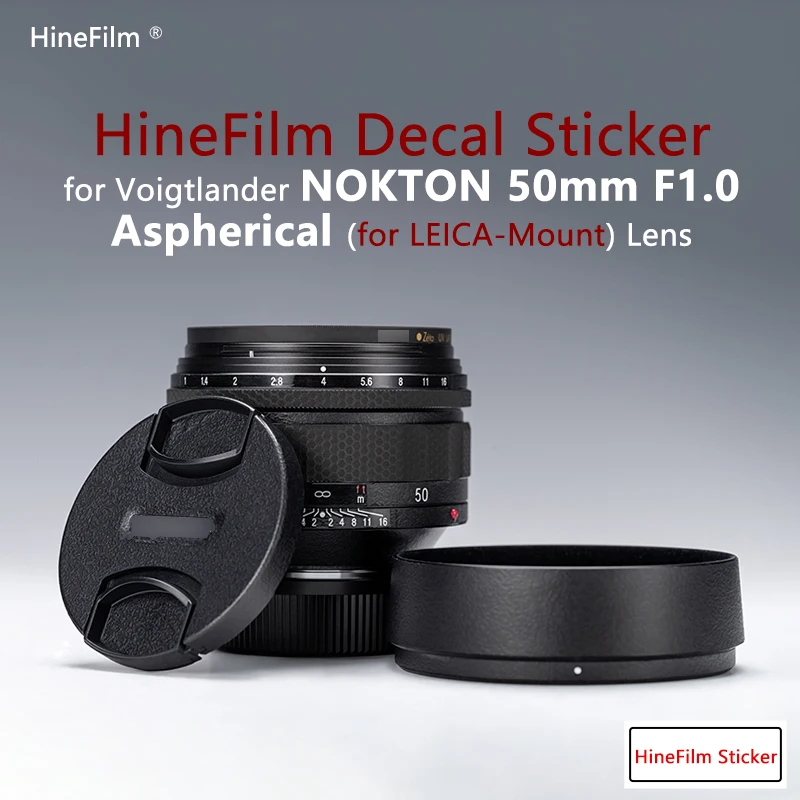 

Hinefilm Skin for Voigtlander 50 F1.0 for Leica Mount Lens Skin for NOKTON 50mm F1 Aspherical Lens Sticker 50F1 Protective Film