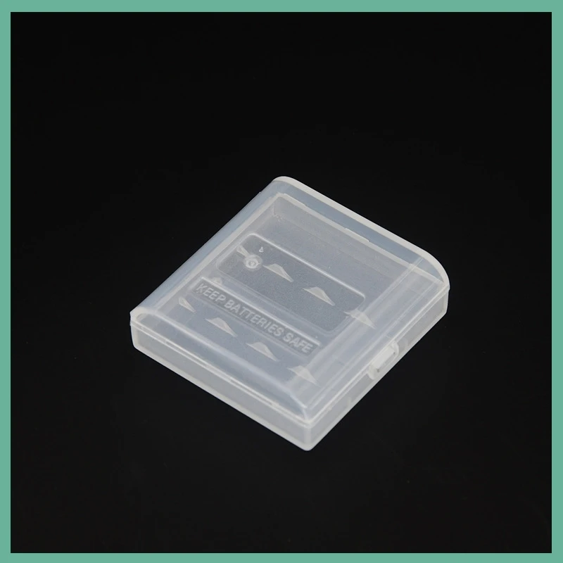 1/2/5pcs AAA No.7 4-Slots Battery Box Storage And Protection PP Transparent Box Charging And Storage E3