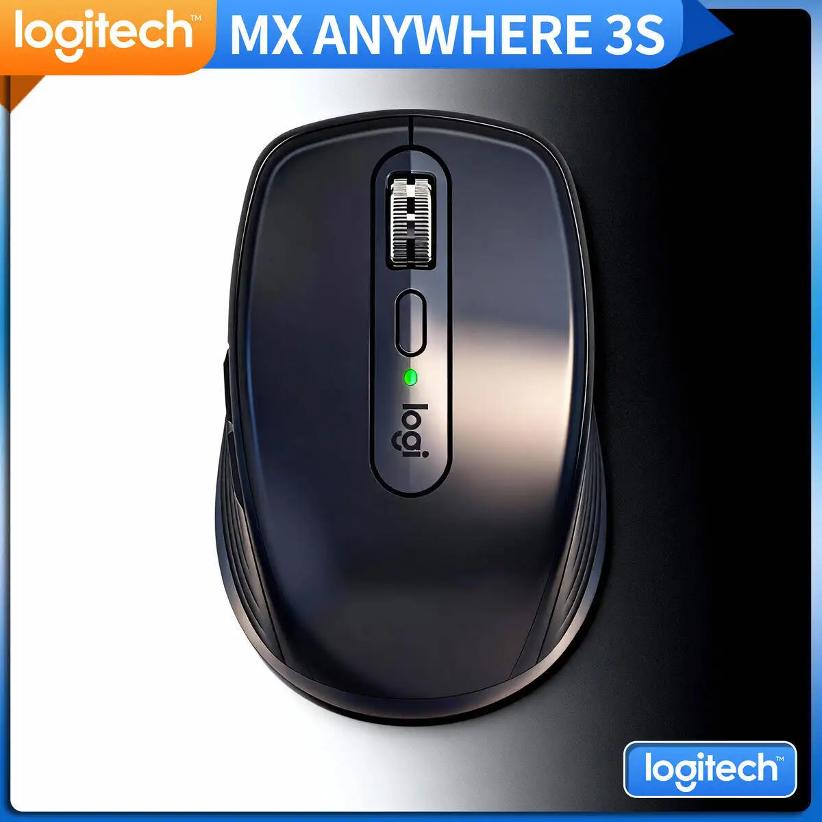 

Logitech MX Anywhere 3S Wireless Dual Mode Mouse Ultra Responsive Silent Clicks Custom DPI for Office Gaming Home