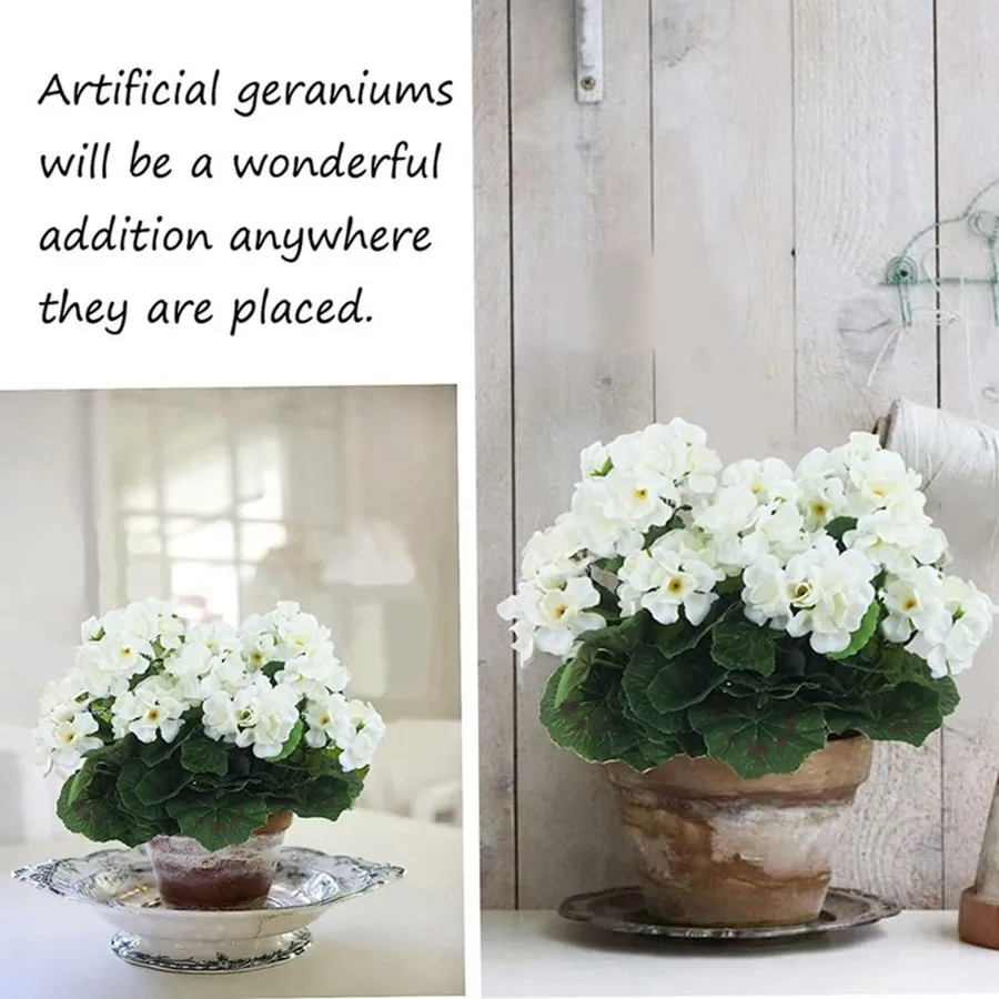 Silk Begonia Artificial Plants Flowers Home Floral Arrangement DIY Valentine\'s Wreath Wedding Supplies vase decoration Hot sale