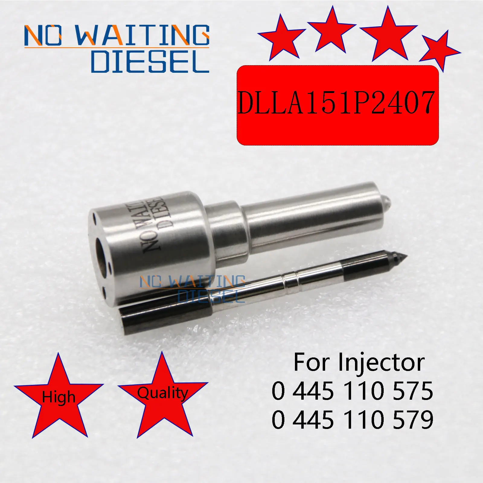 DLLA151P2407 Type Of Nozzle DLLA 151P 2407 Fuel Injector Nozzle OEM 0433172407 For Injection 0445110575 0445110579