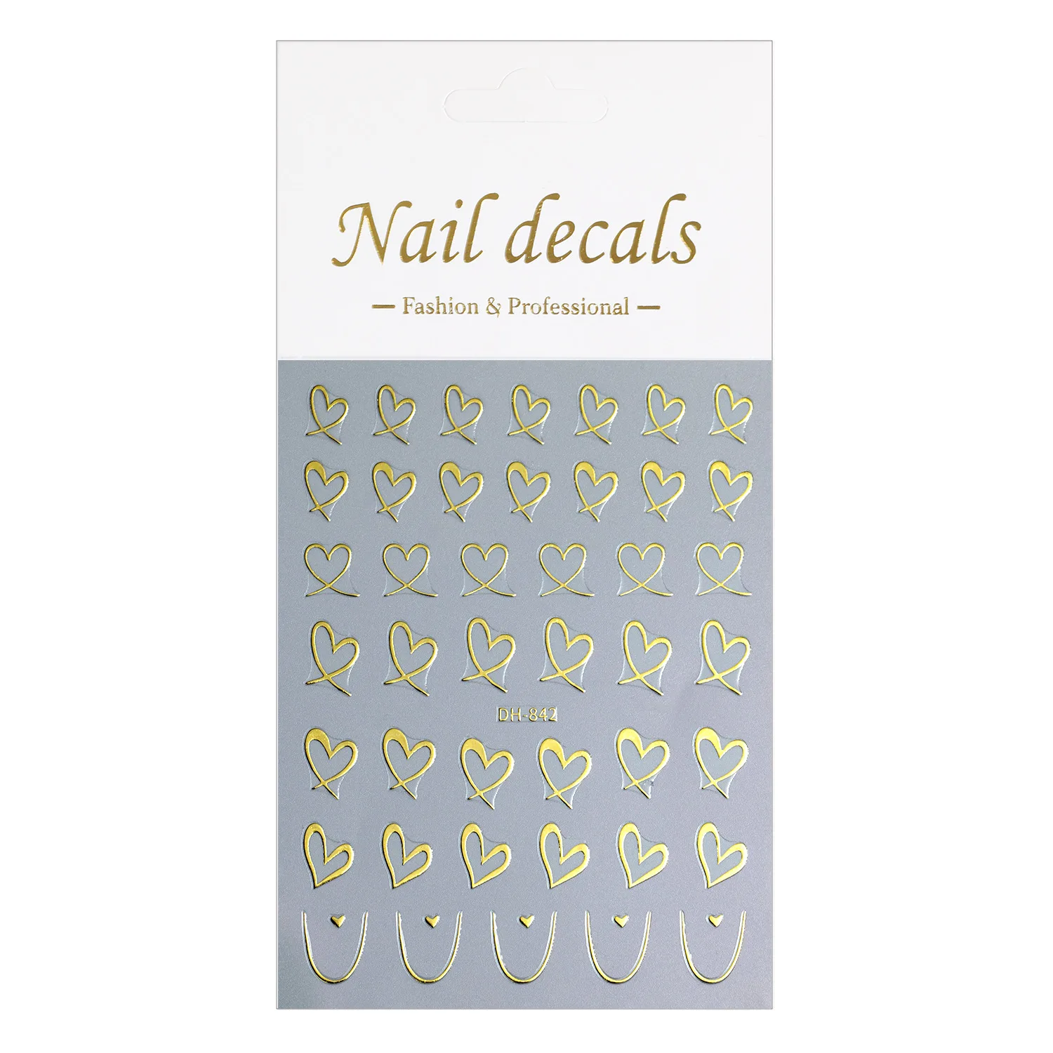 3 pezzi 3D cuore cavo nail art charms adesivi Kawaii amore decorazioni per unghie decalcomanie autoadesive manicure cursore accessori fai da te