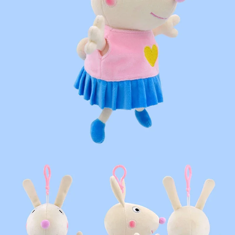Echte Peppa Pig Plüsch Schwein Kinder Spielzeug 19CM Haustier Dinosaurier Teddybär Weiche Angefüllte Anime Figur Puppe kinder Geburtstag geschenke – Detail 21