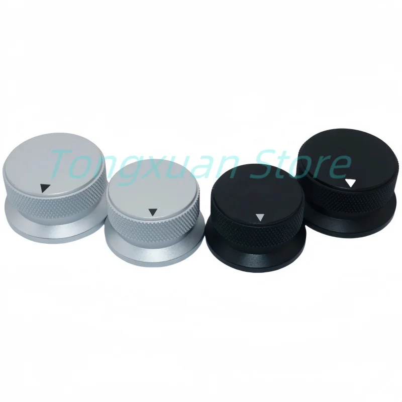 1pc 38x20mm 34x20m Aluminium Alloy Sandblasting Potentiometer Switch Caps Oven Electric Appliance Audio Amplifier Adjusting Knob
