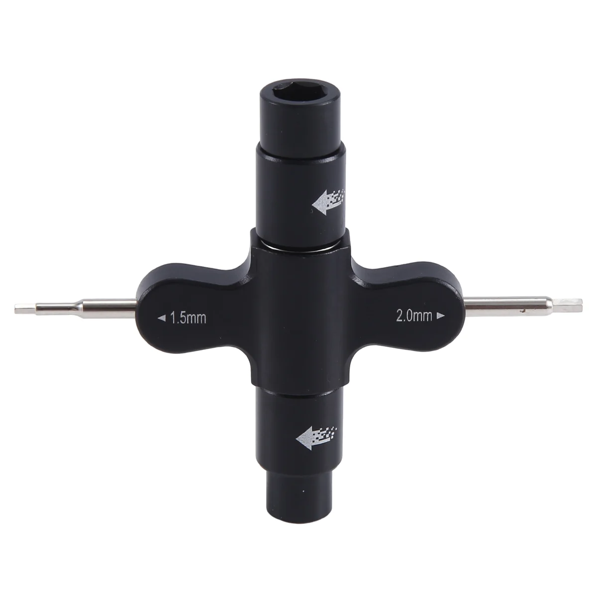 

Super Quick Release Wrench M5/M4/M3 Wrench 1.5mm/2.0mm Hexagon Screwdriver Quick Release Propeller Motor Prop Tool