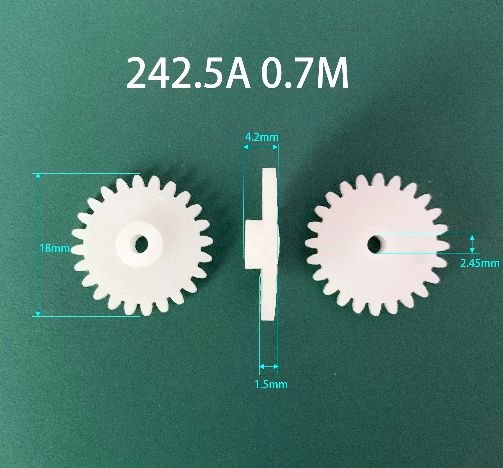 10PCS 0.7M 102A 142.5A 202.5A 242.5A Pinion Gears Motor Spare Parts Accept Retail and Wholesale
