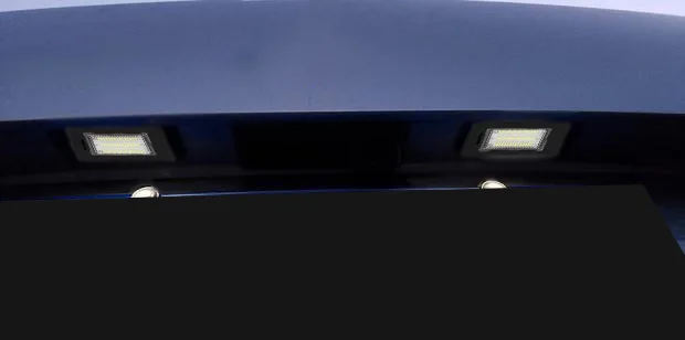 Światło LED do tablicy rejestracyjnej samochodu BMW E39 M5 E70 E71 X5 X6 E60 M5 E90 E92 E93 M3, tylne światła, lampa tablicy rejestracyjnej