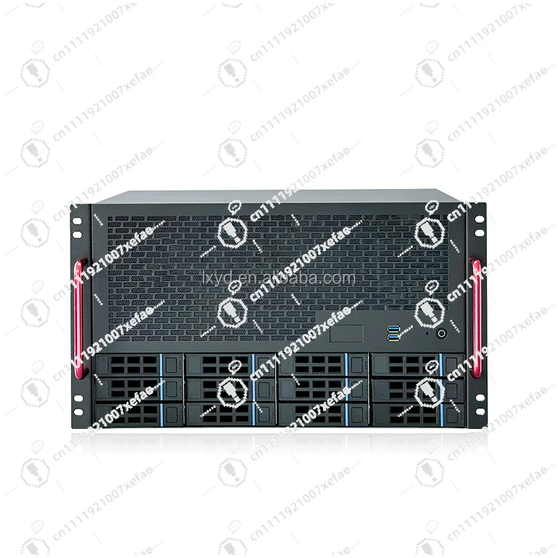 Server Nas Network Attached Storage Rack 12g Backplane ATX NAS Chassis Medium Tower Fan Cooler