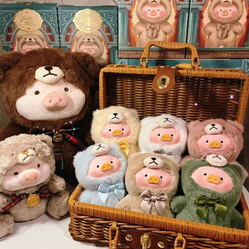 

Подлинная Lulu Pig V1 Восстановить древние пути Тедди Магазин игрушек Серия Виниловый плюшевый сюрприз Слепая коробка Сумка Подвеска Декоративные украшения