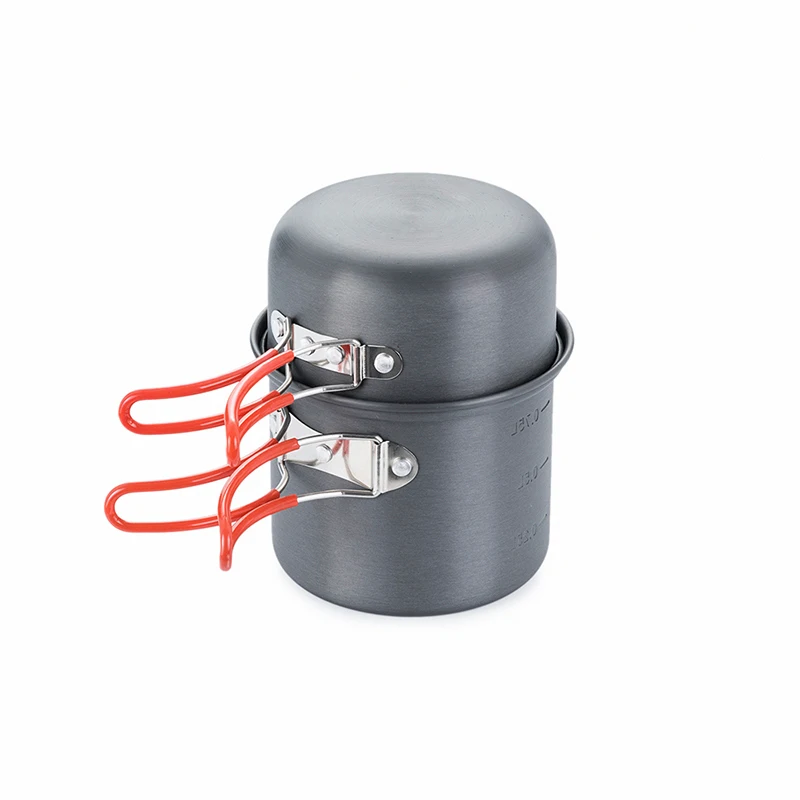 

Набор для приготовления пищи из огненного клена, кастрюля, посуда для пикника на открытом воздухе, кастрюля со складной ручкой, посуда для рюкзака, горшок FMC-207