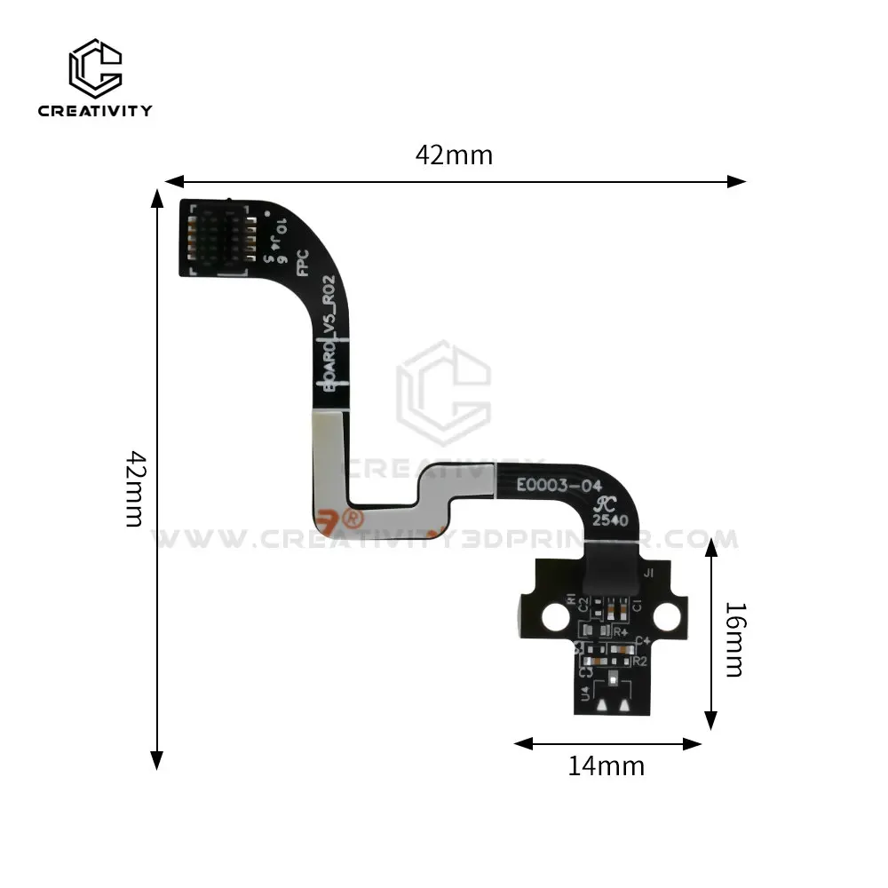 ل بامبو مختبر P1S P1P الطارد خيوط الاستشعار استبدال أجزاء ثلاثية الأبعاد أجزاء الطابعة قاعة لوحة توزيع للطابعة سلسلة بامبو P1 #6