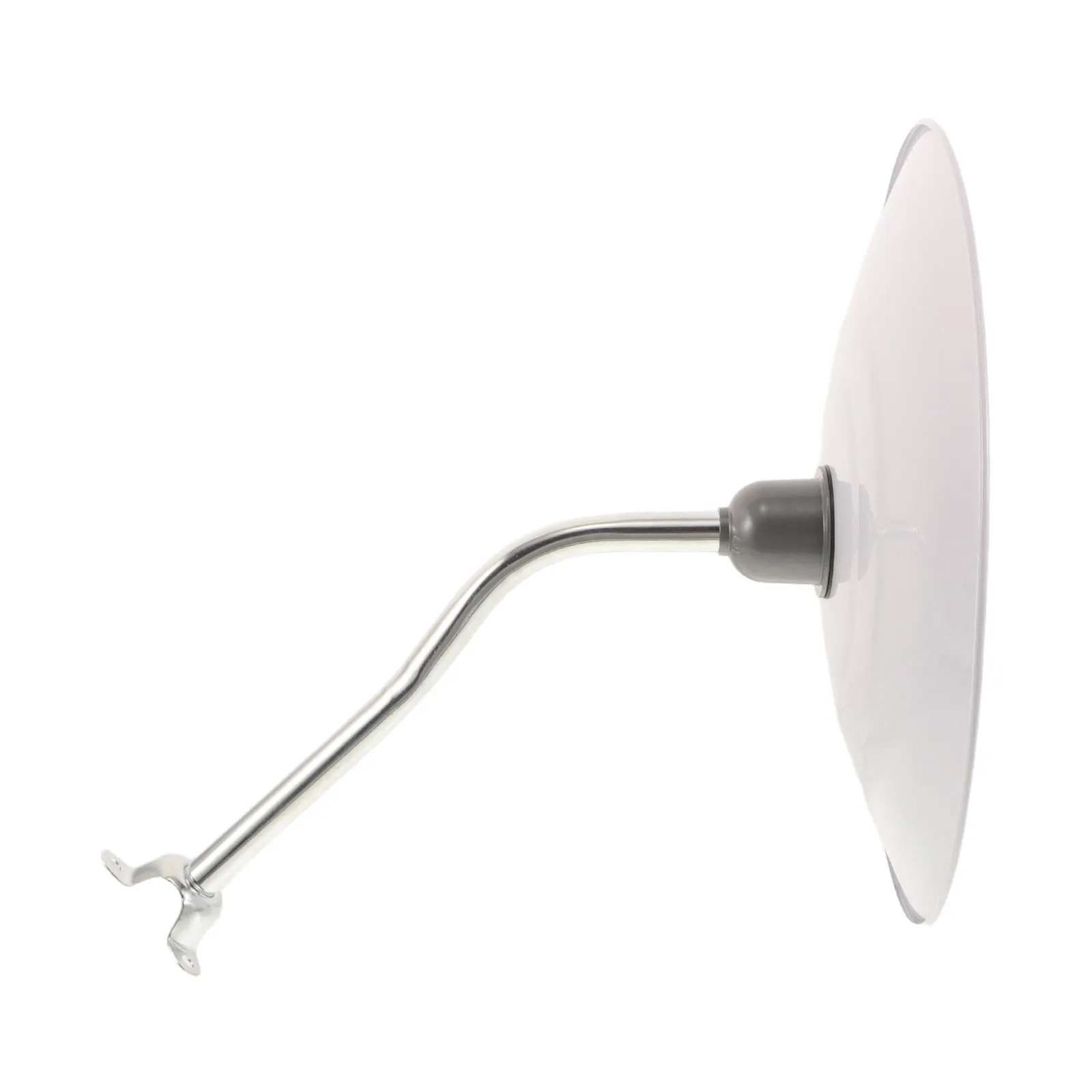 Outdoor Stainless Steel 12Inch Lamp Shade Curved Pole Lampshade Street Light Fixture Base Curved Lamp Rod Industrial Outdoor
