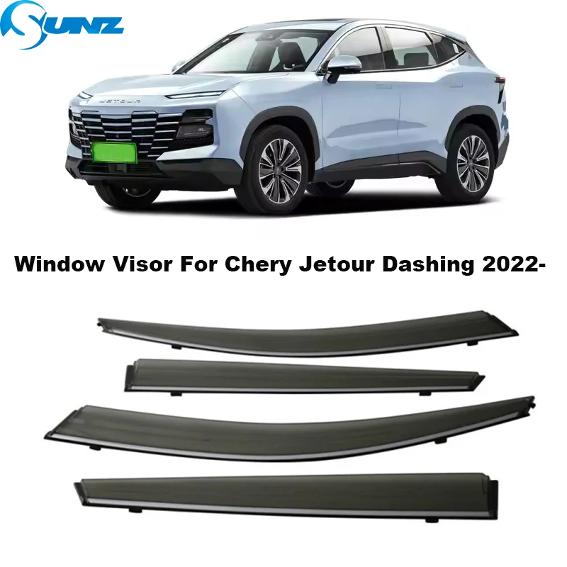 Car Window Deflector For Jetour Dashing Dasheng Chery Jetour L6 GreatSaint 2022 2023 2024 2025 Window Visor Weathershield