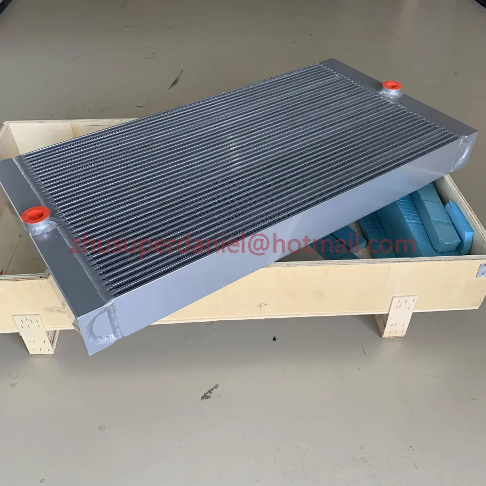 1613950900(16139-509-00) aluminum plate-fin oil cooler air cooler for AC GA55-90C screw air compressor