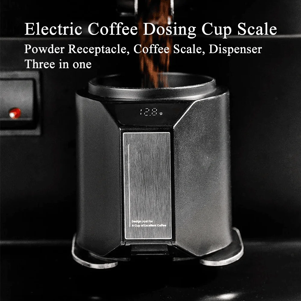 ITOP DCS Powder Scale Coffee Powder Weighing Cup Powder Receptacle with Electronic Scale Coffee Powder Scale Cup Coffee Tool