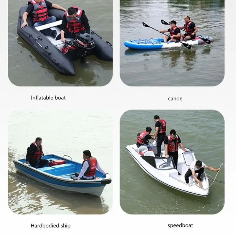 652F Składane kotwice Akcesorium z liną o długości 25,61 m do kajaków wędkarskich i małych łodzi