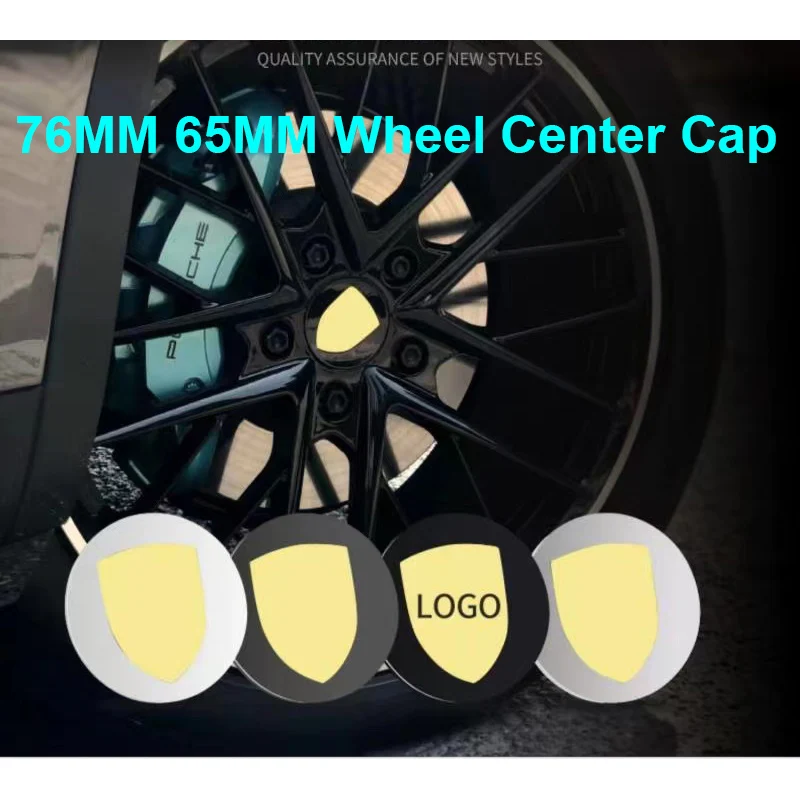 Top Quality 4pcs Wheel Center Cover Stickers Hub Cap For Porsche Cayenne Panamera Macan Carrera Cayman 911 718 Taycan Boxster