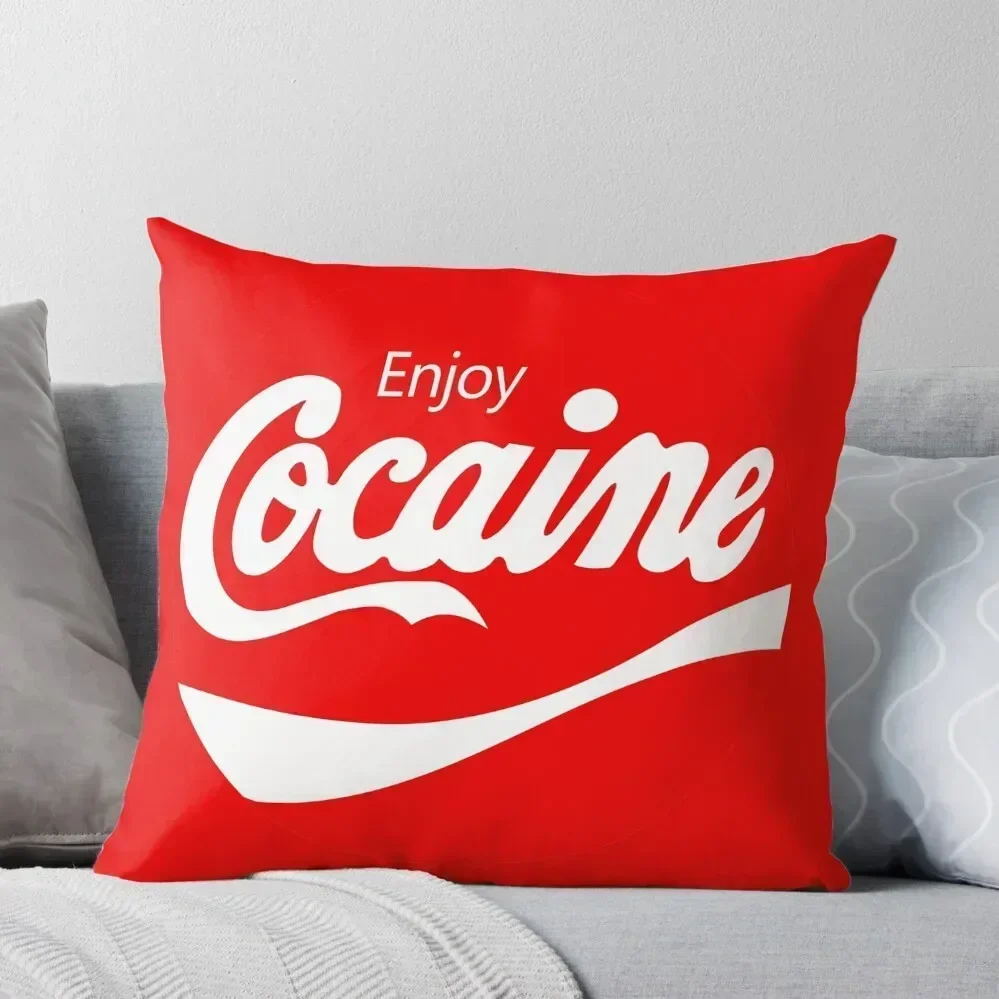 enjoy coke(aine) Throw Pillow Decorative Pillow Covers For Sofa pillowcases for sofa cushions Custom Cushion pillow