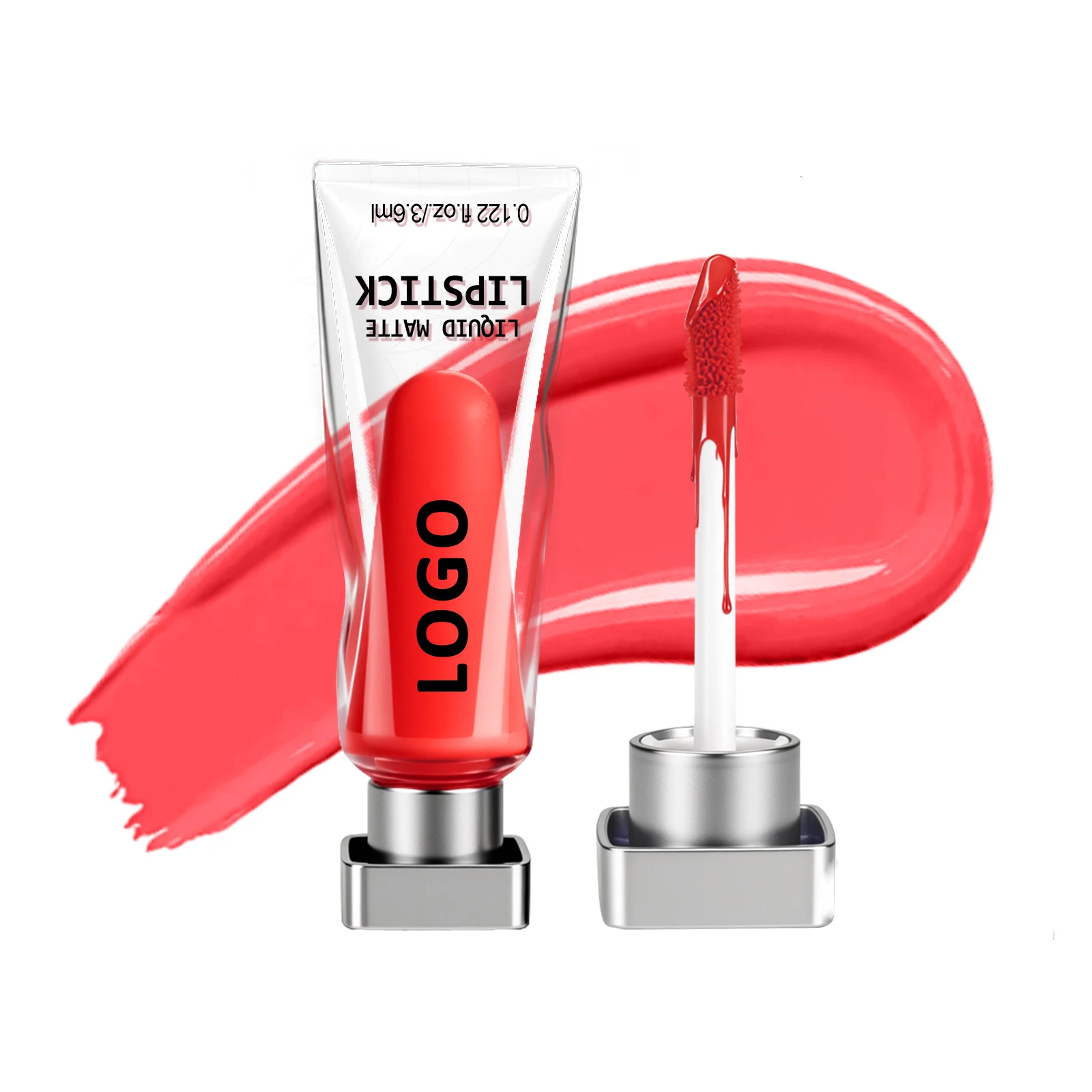 Custom Logo 24colors Matte Lip Gloss Vegan Waterproof Sweat-proof Non-stick High-pigment Moisturizing Private Label Cosmetic