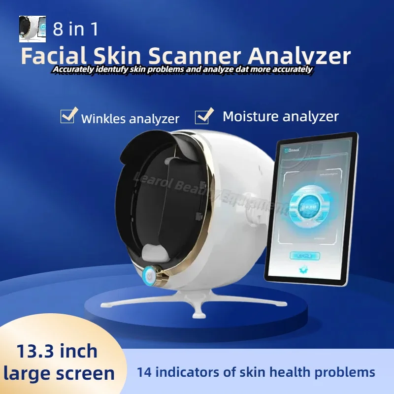 2025 Newest 3D Skin Diagnosis System 36 Million Pixels Facial Analysis Machine Skin Moisture Detection Analyzer Salon Use Device