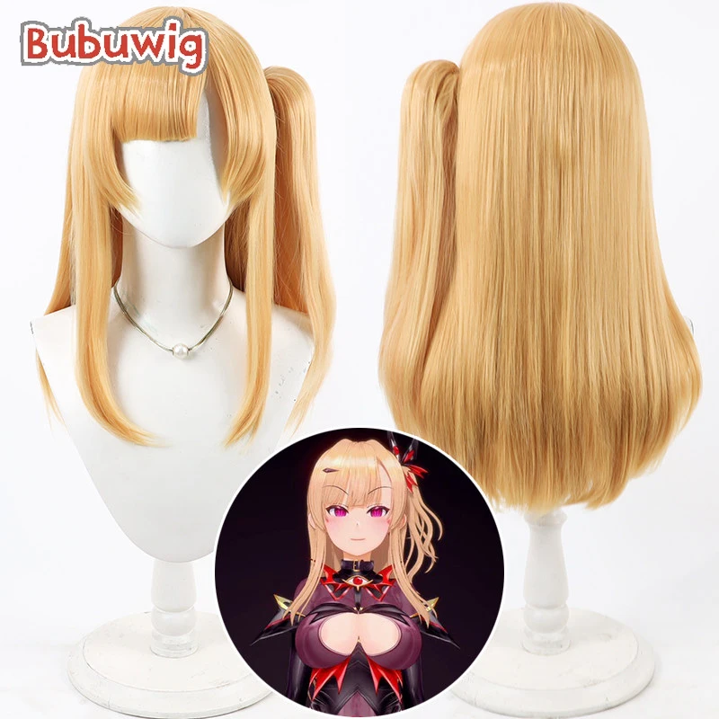 

Bubuwig Synthetic Hair Asahina Akari Cosplay Wigs Love Mary Asahina Akari 60cm Long Straight Blonde Ponytail Wig Heat Resistant