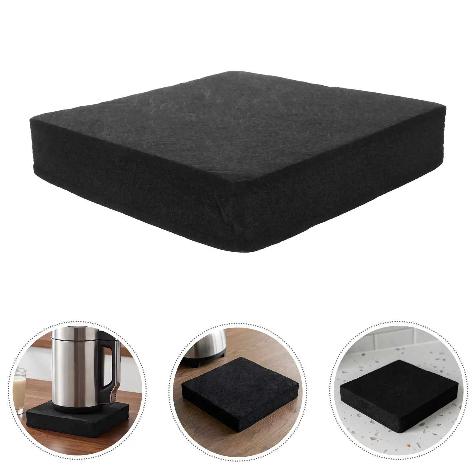 Blender Sound Dampening Pad 10x10x2 Shock Absorbing Cushion Mat Noise Reduction Anti Vibration Cooling Base Pad Mixer