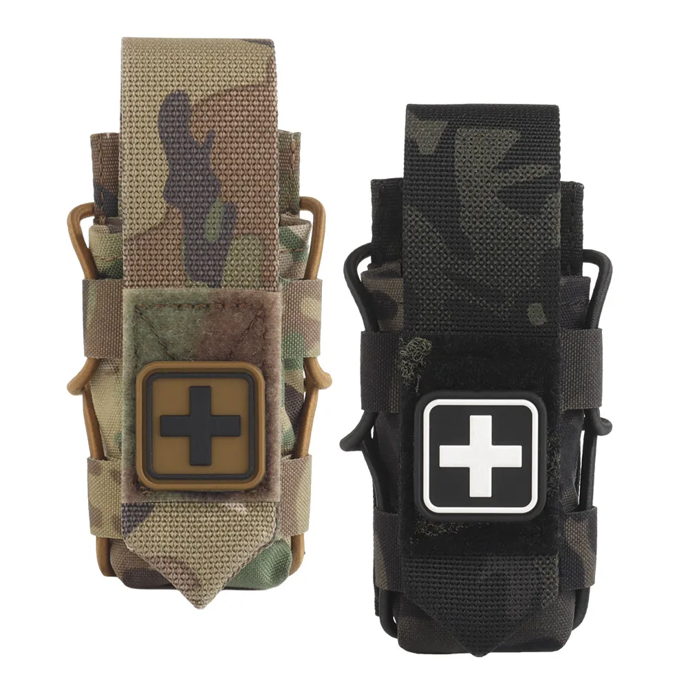 

Universal Tourniquet Pouch Molle Belt Hunting Vest Carry Tactical Pouch Split Medical Tools Storage First Aid Kit Accessories