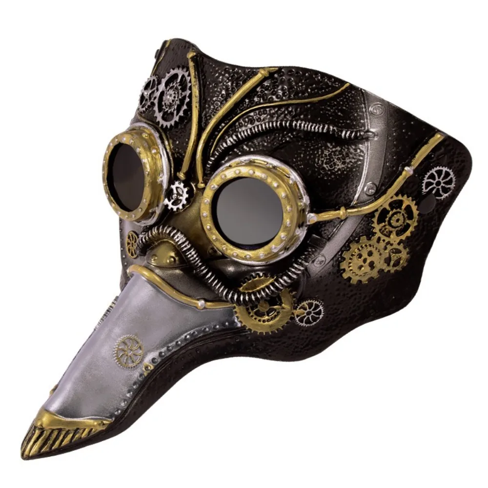 

New Long Nose Plague Doctor Mask Gothic Steampunk Plague Mask Party Dress-up Proboscis Halloween Cosplay Mask