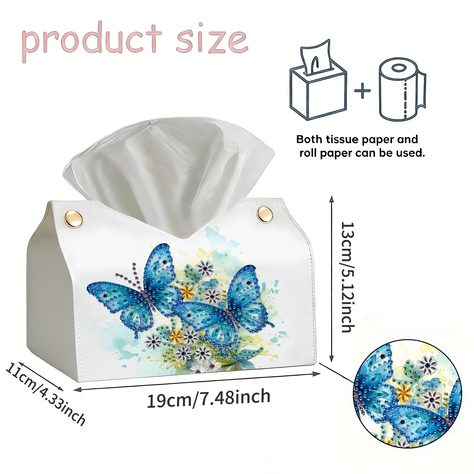 1 Buah Kotak Tisu Lukisan Berl - Pattern Tissue Paper ulasan dan harga