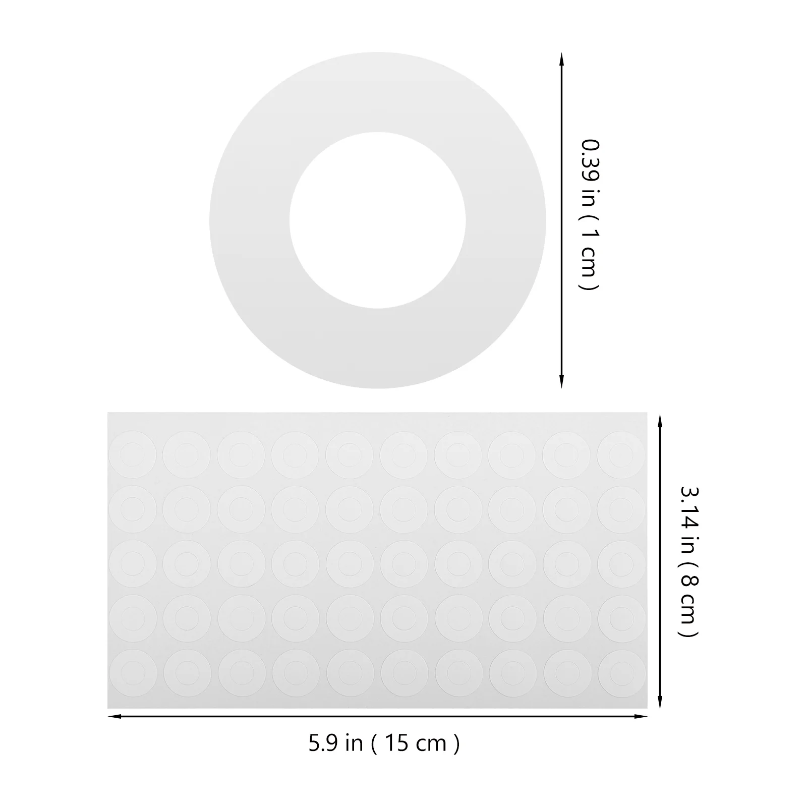 

2000Pcs Reinforcement Labels Self-Adhesive Hole Punch Stickers for Loose Leaf Paper Binder Planner Decoration Binder Ring Labels