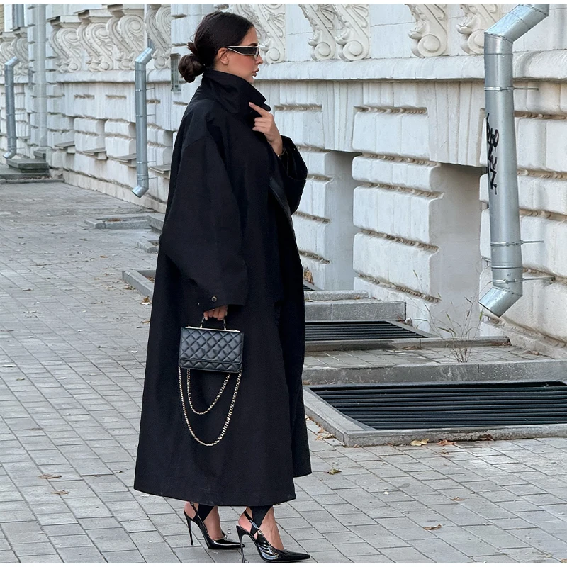 Solid Laepl Lace Up Trench Coat Women Fashion Full Sleeve Waist Cinching Short Windbreak 2026 New Autumn Office Commute Outwear 42 S290cf7b7638b405c8c31a7b8f7ca81dbg