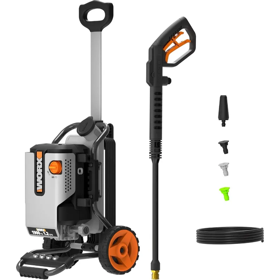 

13 Amp Electric Pressure Washer with 2090 PSI High-Pressure Cleaning Power for Efficient Outdoor and Automotive Surface Washing