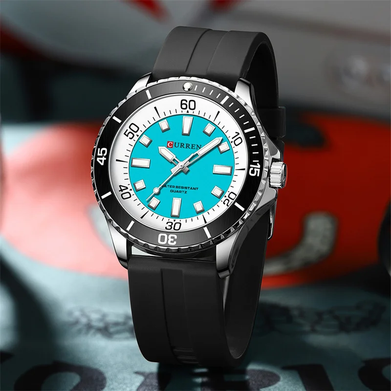 Men's Original Silicone Quartz Watch, Waterproof