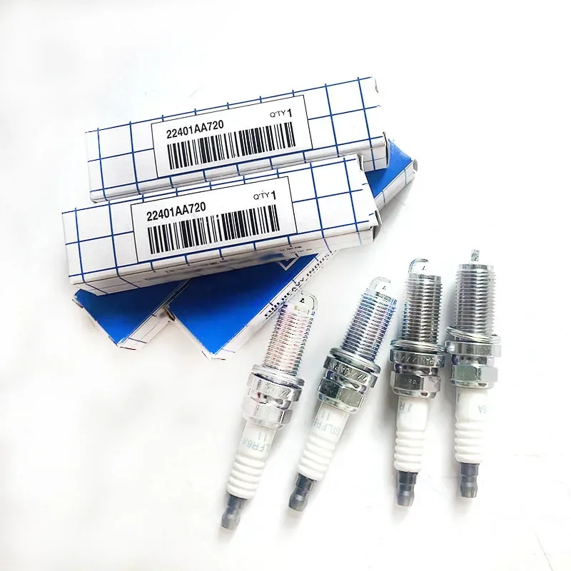 New 4PCS Spark Plugs 22401AA720 For Subaru Impreza Forester