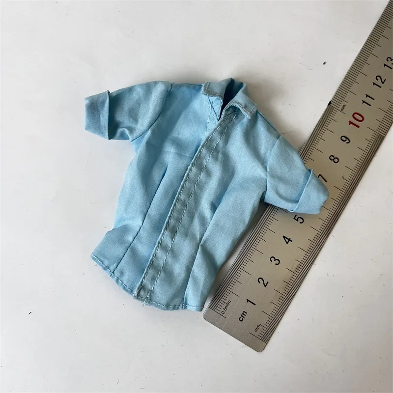 DG036 1/6 Scale Female Soldier Clothing Model Pure Color Short Sleeved Shirt for 12 Inch Doll Action Figures Clothes Collocation