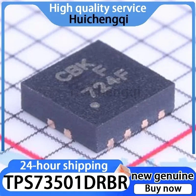 10PCS TPS73501DRBR Package VDFN-8 Low Voltage Drop Regulator (LDO) Chip