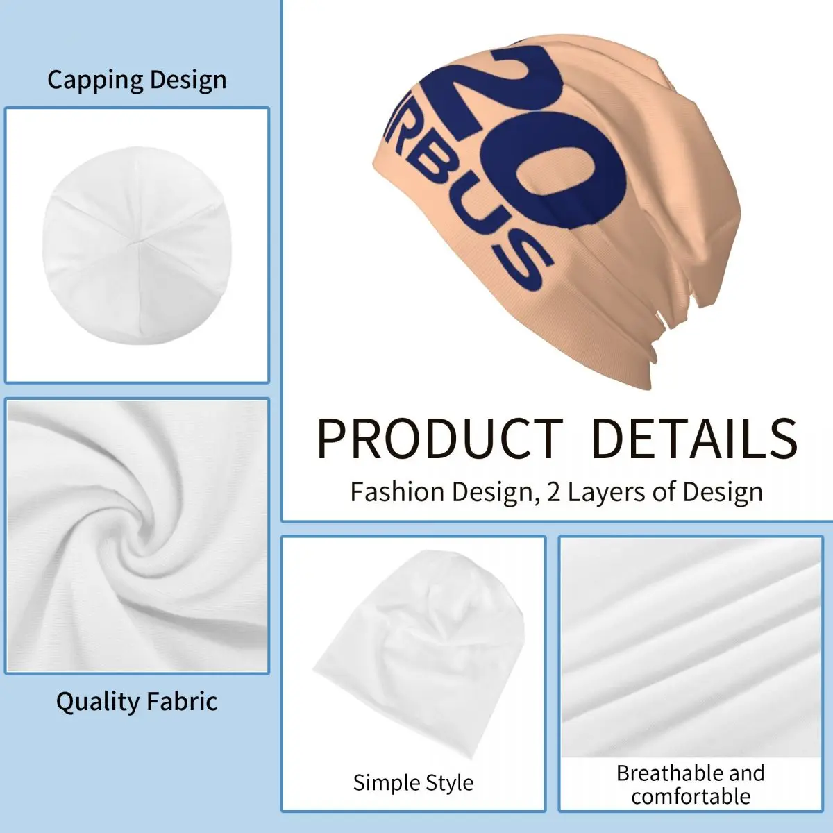 ايرباص A320 شعار للجنسين الكبار بيني قبعات محبوك بونيه قبعة دافئة الهيب هوب الخريف الشتاء في الهواء الطلق Skullies القبعات