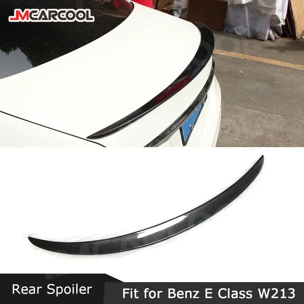 

Carbon Fiber Rear Spoiler Boot Trunk Wings For Mercedes Benz W213 4-Door Sedan E200 E220 E250 E300 AMG 2016 - 2019 FRP Trims