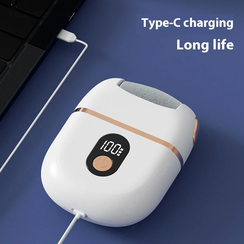 Electric Foot File Callus Remover Rechargeable Heel Cracked Dead Skin Scrubber Professional Foot Grinder Pedicure Machine Tools