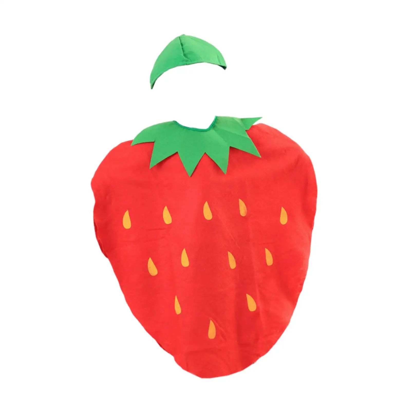 2xTraje de fresa Disfraz de fruta de dibujos animados para juegos de rol de Halloween Fiesta temática Estilo B