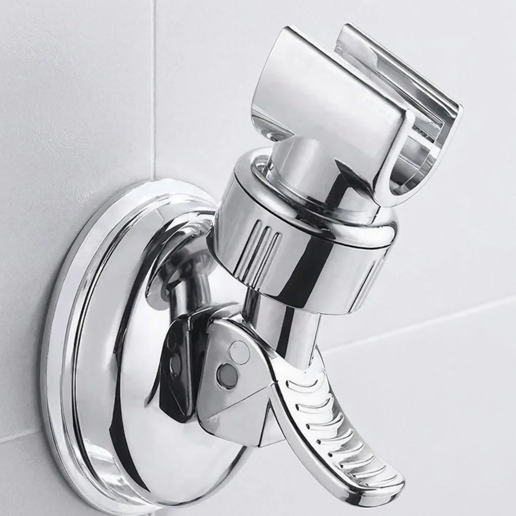 360 Adjustable Shower Head Holder ABS Bathroom Accessories Universal Easy Install Suction Cup Shower Bracket